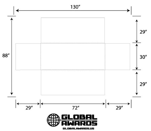 Custom 6ft Tablecloth