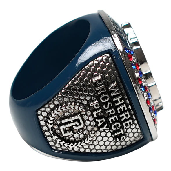 Perfect Game American Flag Ring Silver