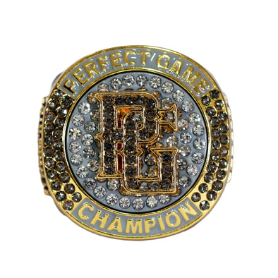Perfect Game Ring 4 Charcoal Champion Front