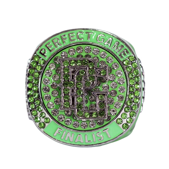 Perfect Game Ring 4 Lime Finalist Front