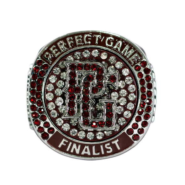 Perfect Game Ring 4 Maroon Finalist Front