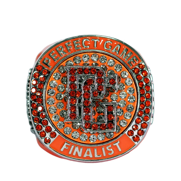 Perfect Game Ring 4 Orange Finalist Front