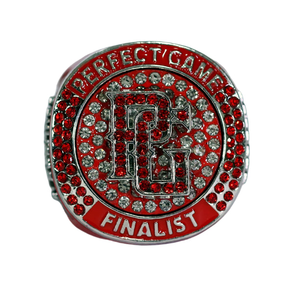 Perfect Game Ring 4 Red Finalist Front