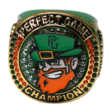 Perfect Game St. Patrick's Day Ring Gold
