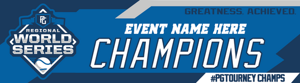 PG World Series Champion Banner