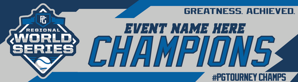PG World Series Champion Banner