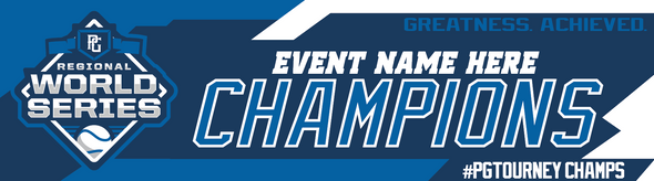 PG World Series Champion Banner