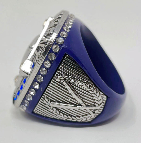 Generic Ring 2 Blue/Silver