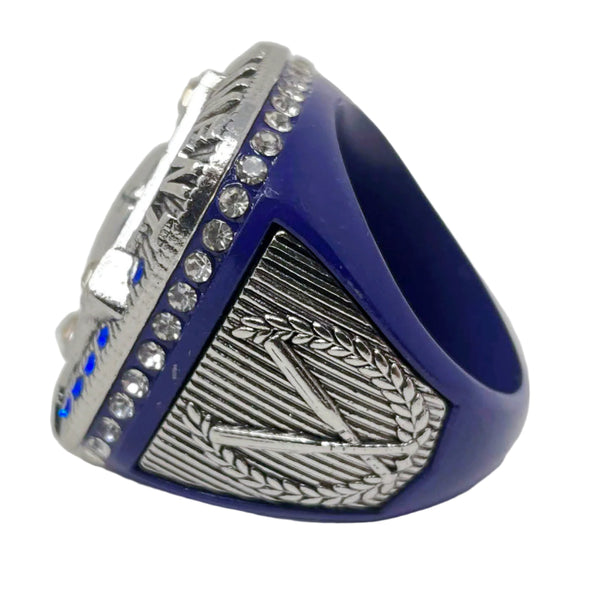 Generic Ring 2 Blue/Silver