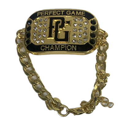 Perfect Game Softball Champion Bracelet in Black