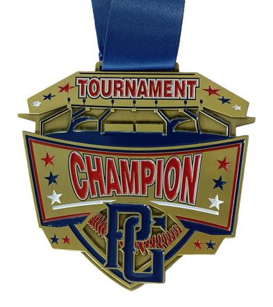 Perfect Game Tournament Champion Medal Front
