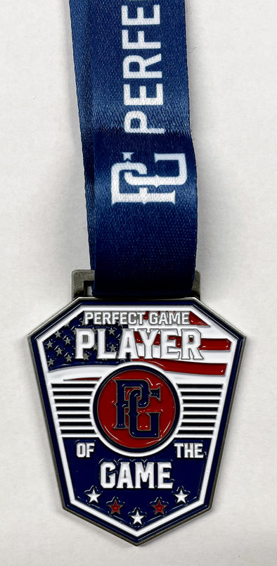 Perfect Game Player of the Game Medal Front