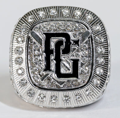 Perfect Game Baseball/Softball Silver Finalist Championship Ring Front