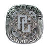 Perfect Game Baseball/Softball Charcoal/Silver Finalist Ring Front