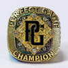 Perfect Game Baseball/Softball Rainbow/Gold Champion Ring Front