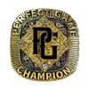 Perfect Game Baseball/Softball Rainbow/Gold Champion Ring Front