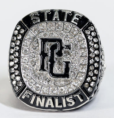 Perfect Game State Finalist Silver Ring Front