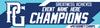 Blue Base PGBA Custom Champion Banner Teal