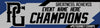 Perfect Game Champion Banner Navy