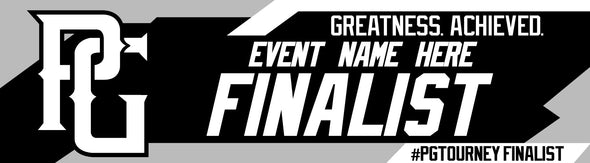Perfect Game Champion Banner Grey