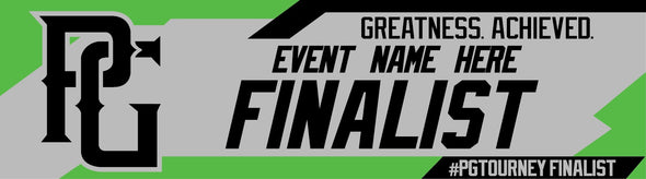 Perfect Game Finalist Banner Green