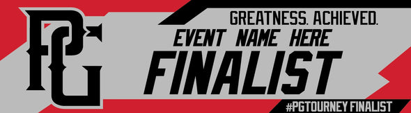 Perfect Game Finalist Banner Red