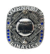 Blue/Silver plated Baseball/Softball Championship Finalist Rings Front