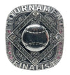 Pink/Silver plated Baseball/Softball Championship Finalist Rings Front