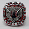 Red/Silver plated Baseball/Softball Championship Rings Front