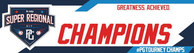 Perfect Game Super Regional NIT Champion Banner White Blank
